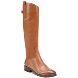 Sam Edelman Womens Penny Wide Calf Knee High Riding Boots Brown Size 8.5M NIB